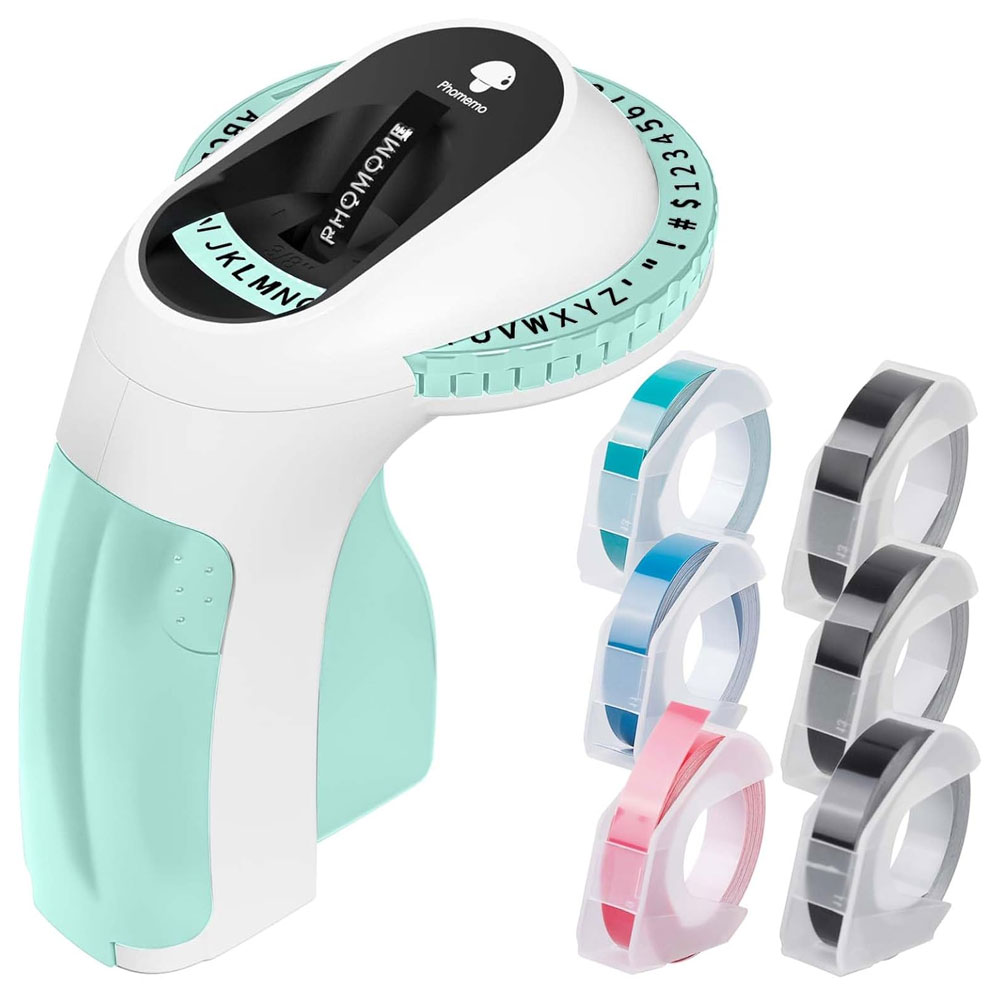 Label Printer Tape - Printer Label Embos E975, Mesin Label