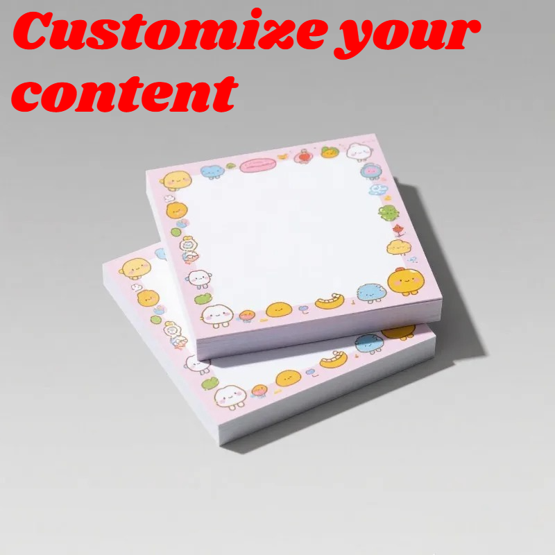 Memo Pad Sticky - 20pcs 7x7cm Catatan Tempel Kustom Memo