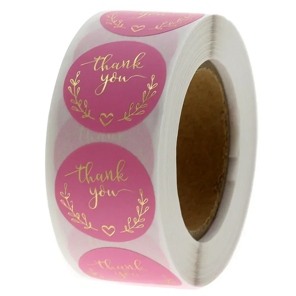 Stationery Supply Business - 50-500 Buah Stiker Terima Kasih Kertas