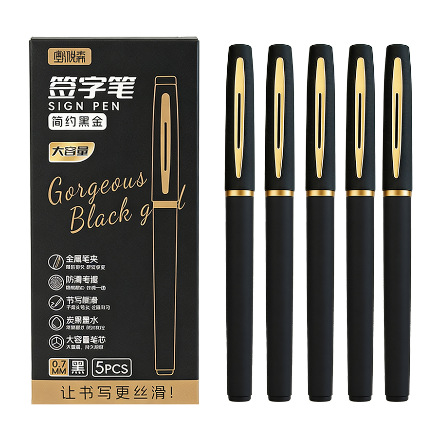 Stationery Supply Business - 5 Buah/Pak Pena Gel Kapasitas Besar