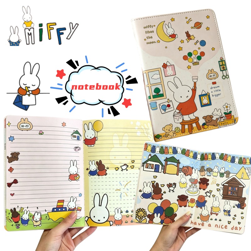 Stationery Supplier - Buku Catatan Baru B6 Miffy Lucu