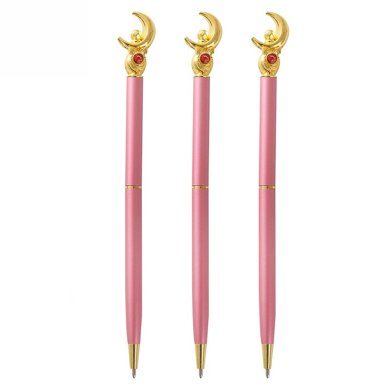 Stationery Supplier - Pulpen Hitam Seri Sailor Moon Kawaii,