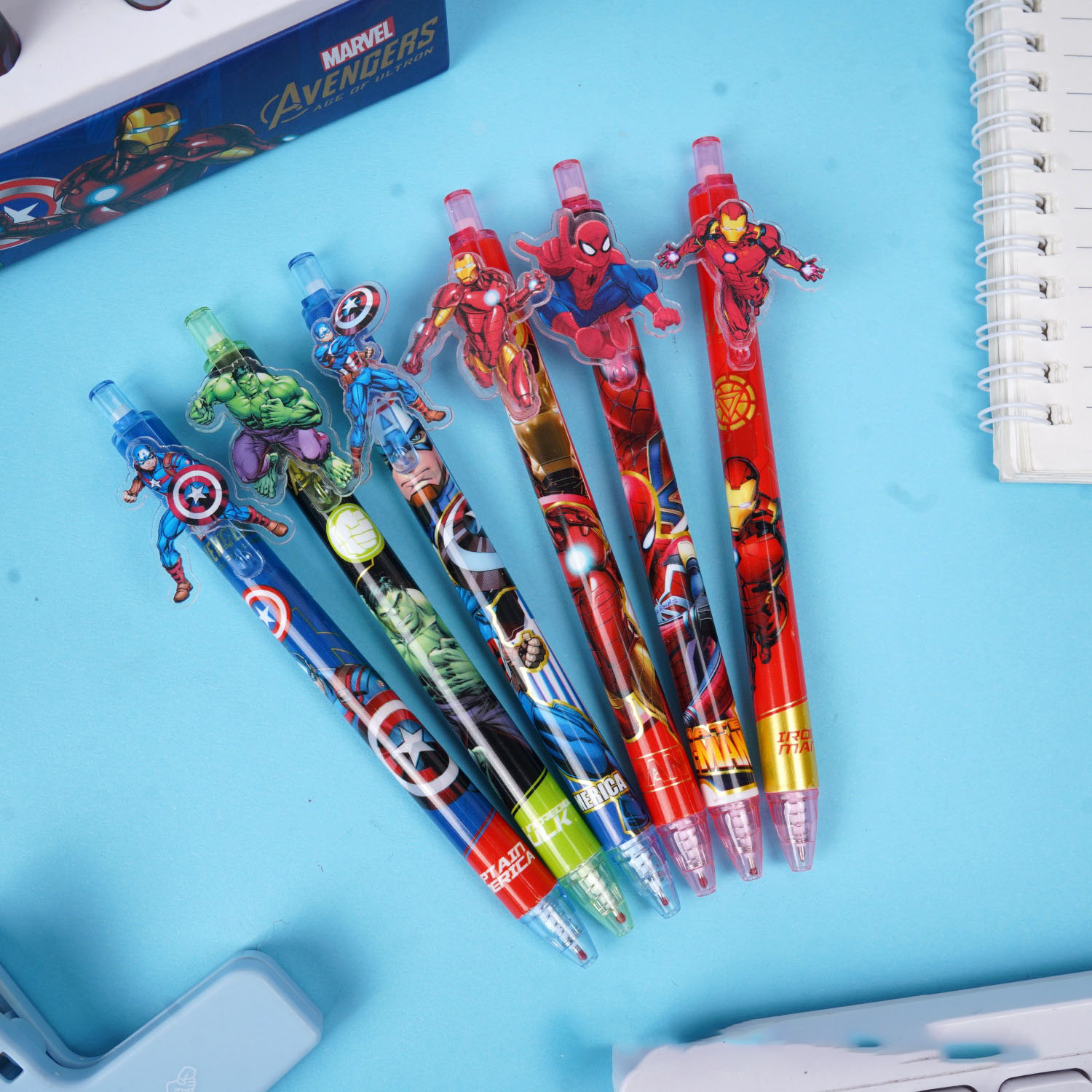 Stationery Supplier - 12/48 Buah untuk Pena Gel Marvel