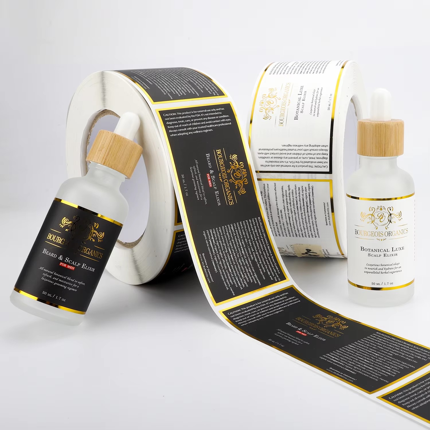 Sticker Label Roll - Kustom Tahan Air | Label Gulungan