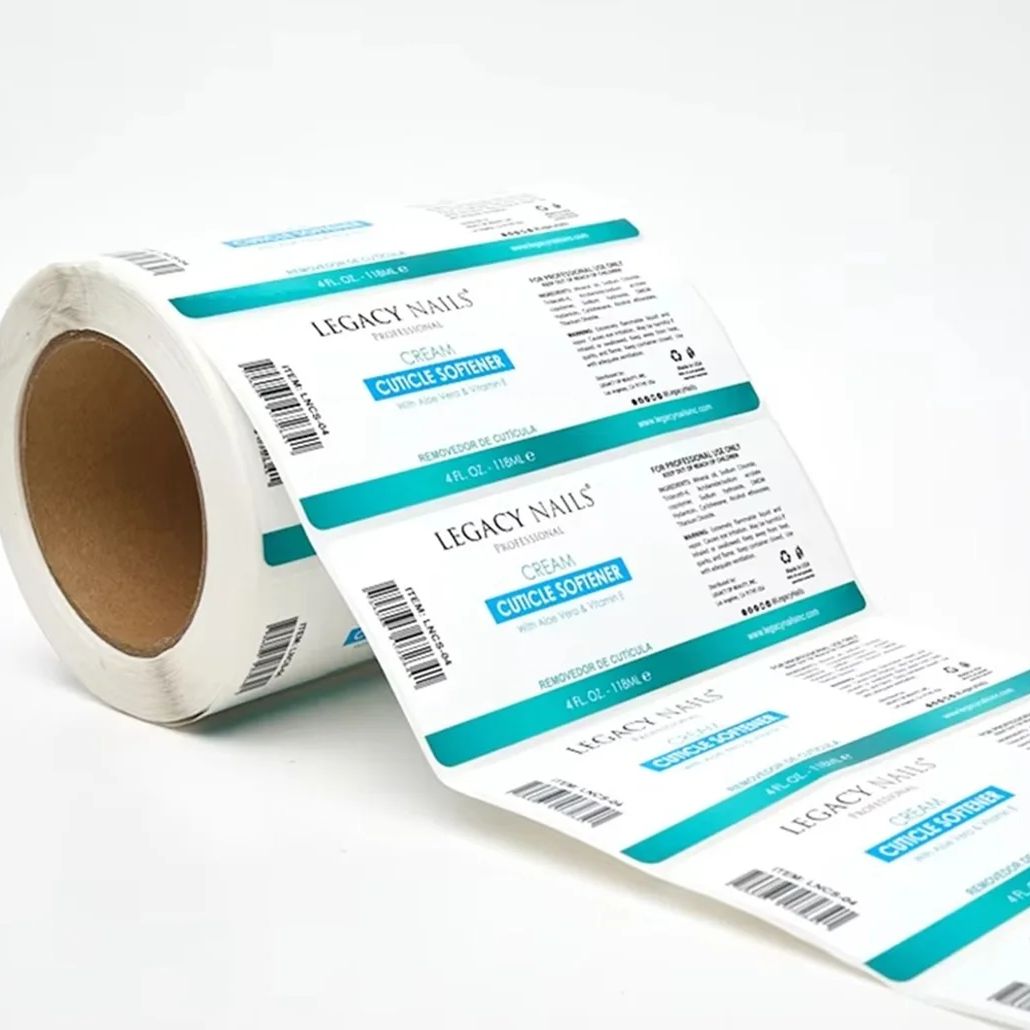 Sticker Label Roll - Stiker Label Vinyl Tahan Air Kustom｜Label