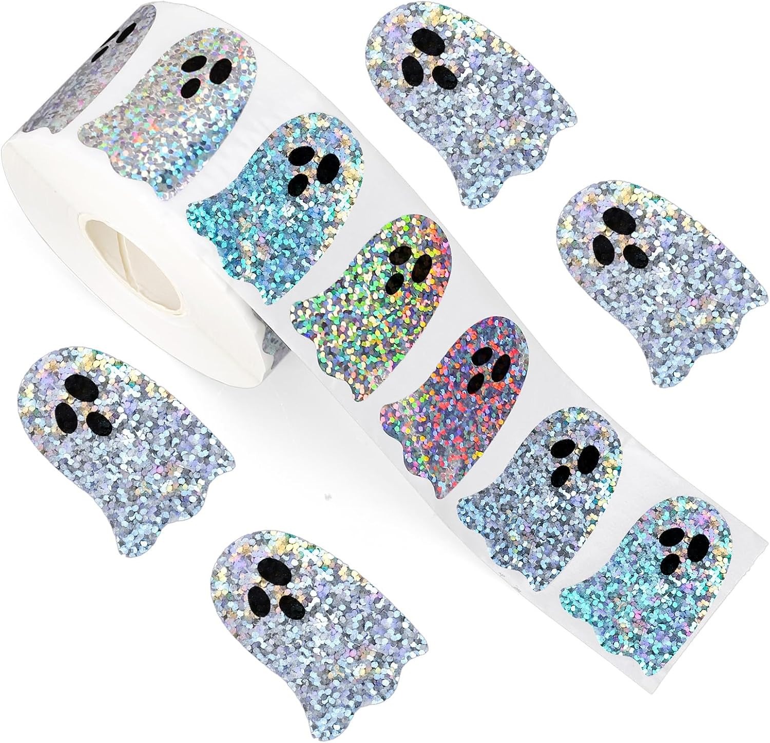 Sticker Label Roll - Stiker Tahan Air DIY Bentuk Hantu