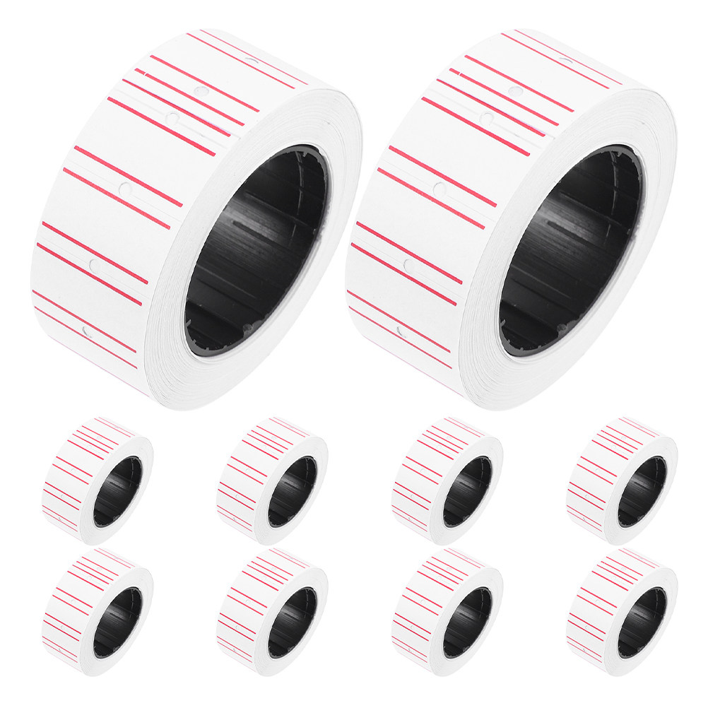 Sticker Label Roll - 10 Gulungan Stiker Label Harga Permukaan