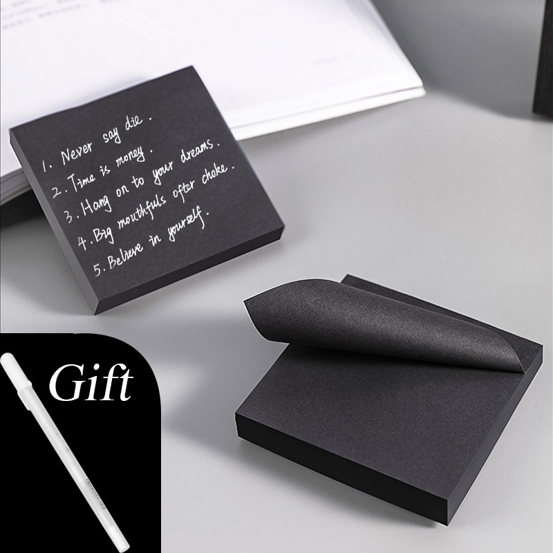 Office Stationery Supply List - Catatan Tempel Black N Times Daftar