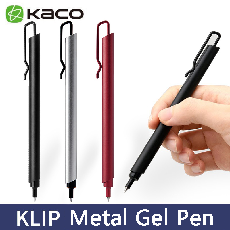 Stationery Supply Business - Kaco pena Gel logam 0.5MM tinta