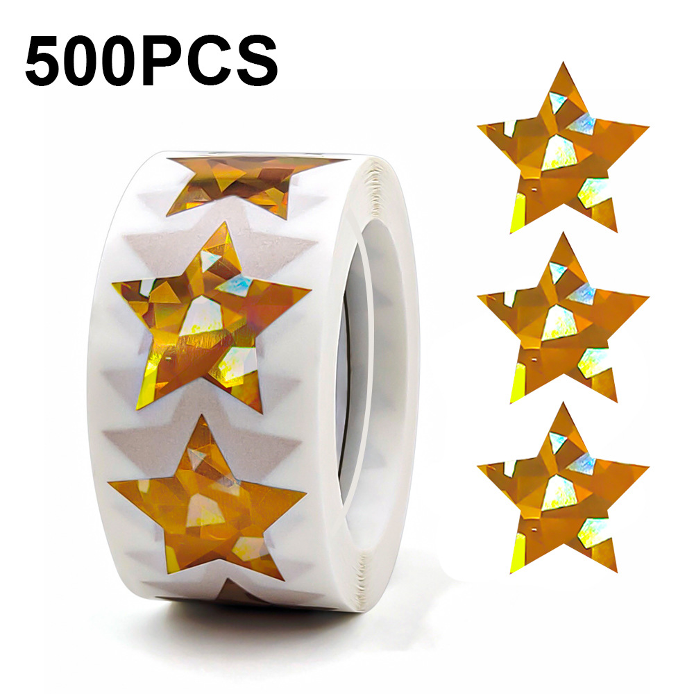 JCAC 500pcs/roll Stiker Segel  - Sticker Label Roll ulasan dan harga