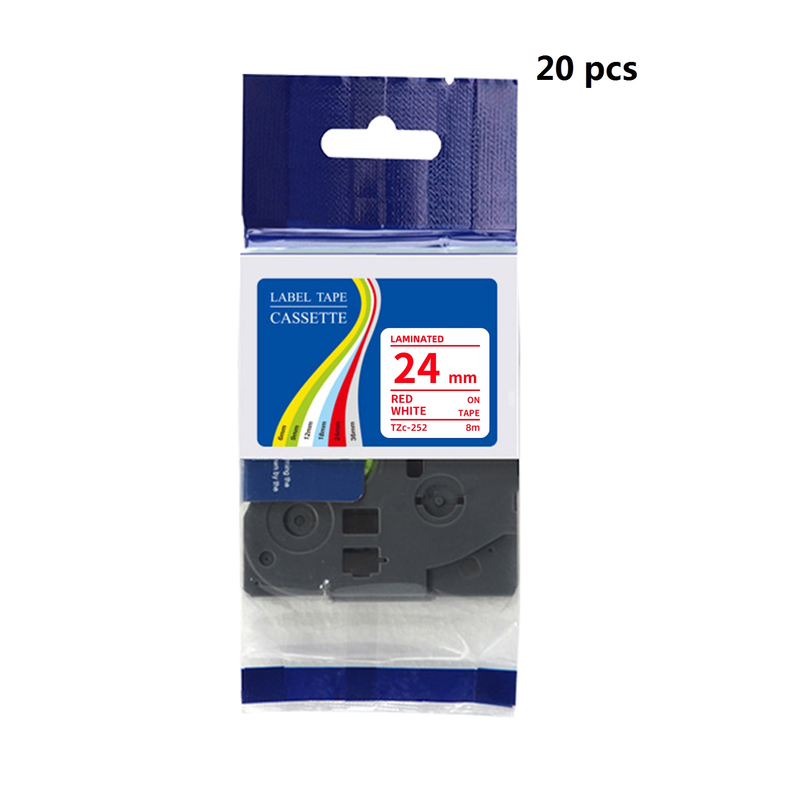 20 pcs per pak Pita Label Lami - Label Printer Tape ulasan dan harga