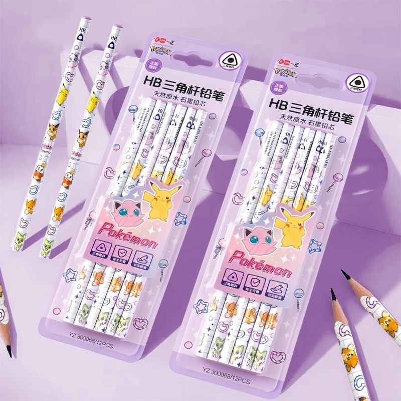 Pensil Kayu Segitiga Pokémon 2 - Stationery Supplier ulasan dan harga