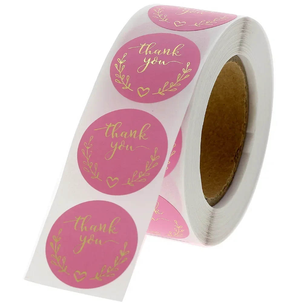 50-500 Buah Stiker Terima Kasi - Stationery Supply Business ulasan dan harga