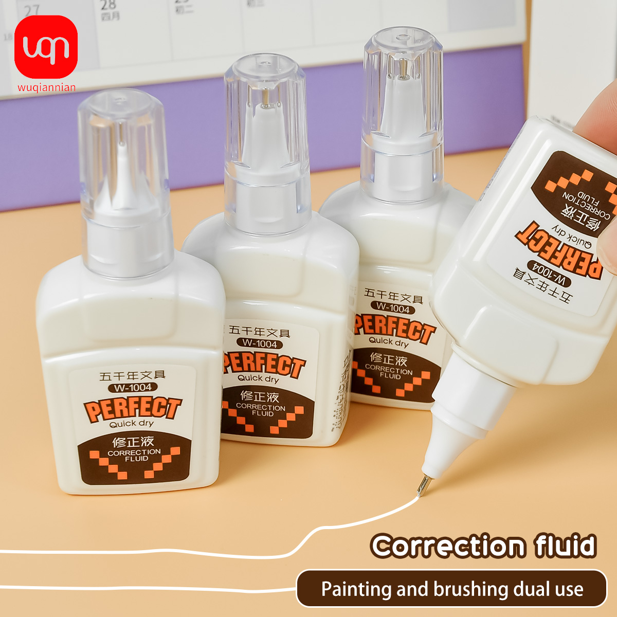 Cairan Koreksi WQN-3/6/12PCS18 - Correction Fluid White ulasan dan harga