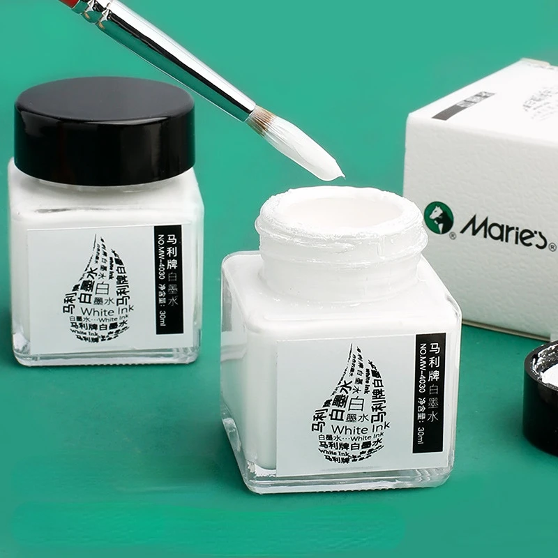 30ML Tinta Putih High-Gloss Ca - Correction Fluid White ulasan dan harga