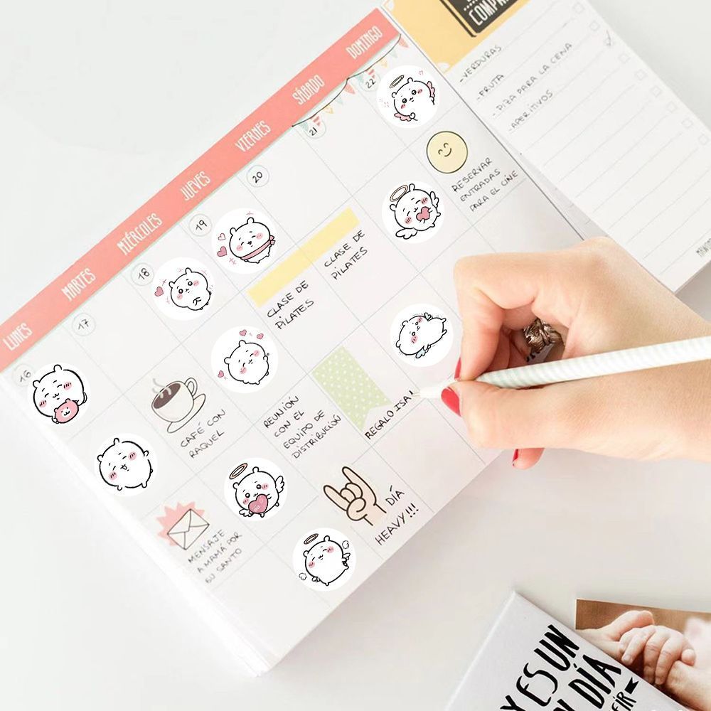 Stiker Jiyi Roll 500 Pcs Kawai - Sticker Label Roll ulasan dan harga