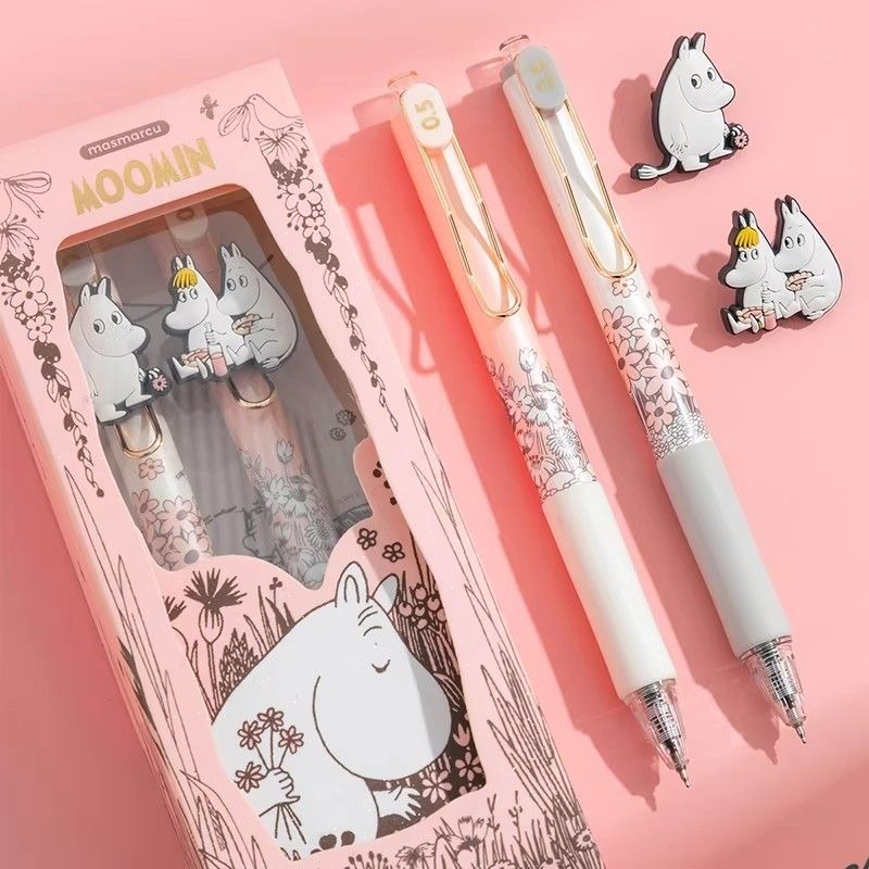 Pulpen Gel Moomin Lucu Dapat D - Stationery Supplier ulasan dan harga
