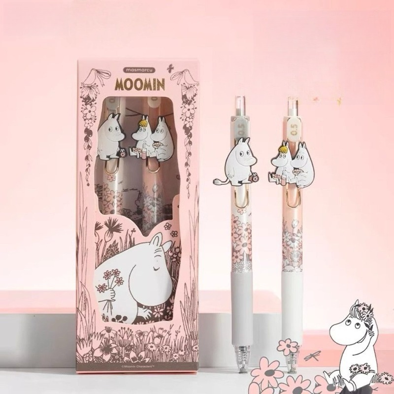 Pulpen Gel Moomin Lucu Dapat D - Stationery Supplier ulasan dan harga