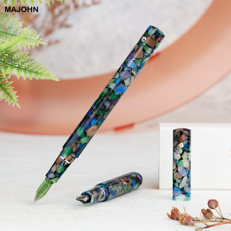 MAJOHN N8 Pena Celup Kaca Resi - Fountain Pen Ink ulasan dan harga