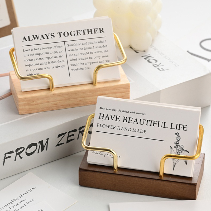 Tempat Kartu Nama Kayu dengan  - Desk Name Plate ulasan dan harga
