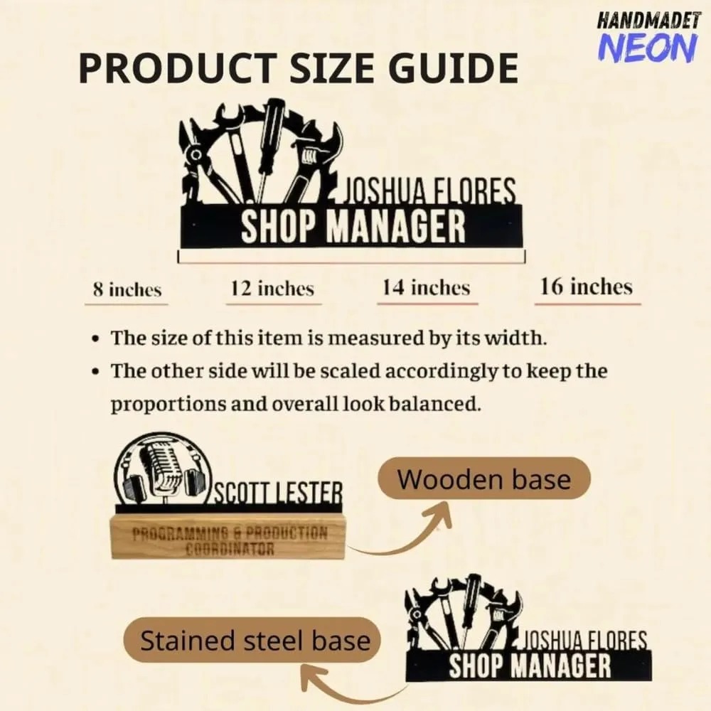 Plakat Nama Meja Logam Pelatih - Desk Name Plate ulasan dan harga