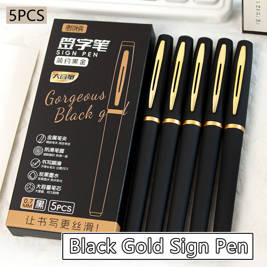 5 Buah/Pak Pena Gel Kapasitas  - Stationery Supply Business ulasan dan harga