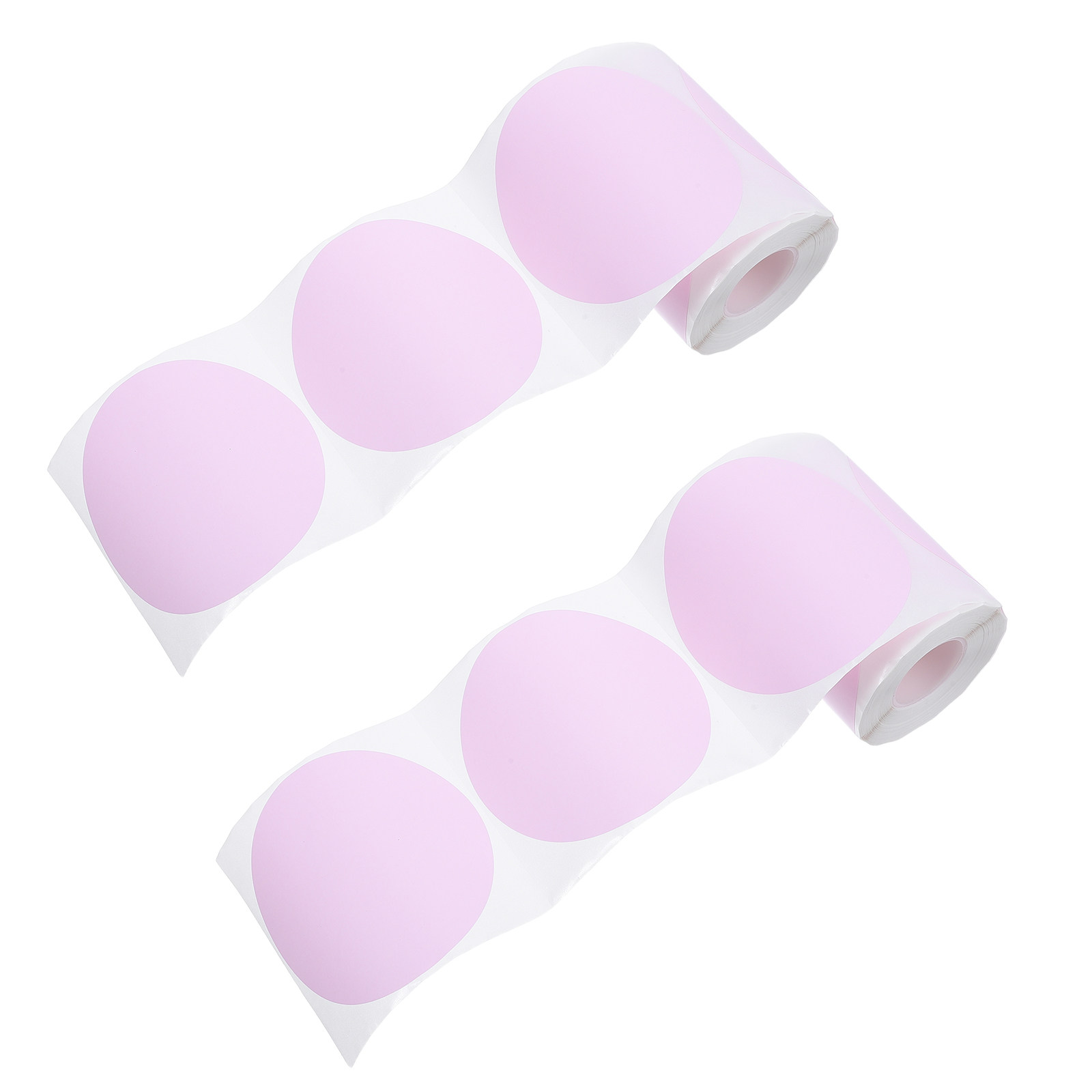 2 Gulungan Label Termal Bulat  - Sticker Label Roll ulasan dan harga