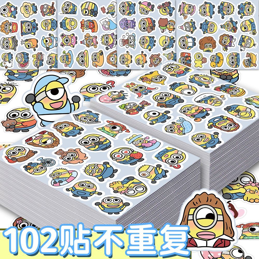 Stiker Minion film anime kartu - Memo Pad Sticky ulasan dan harga