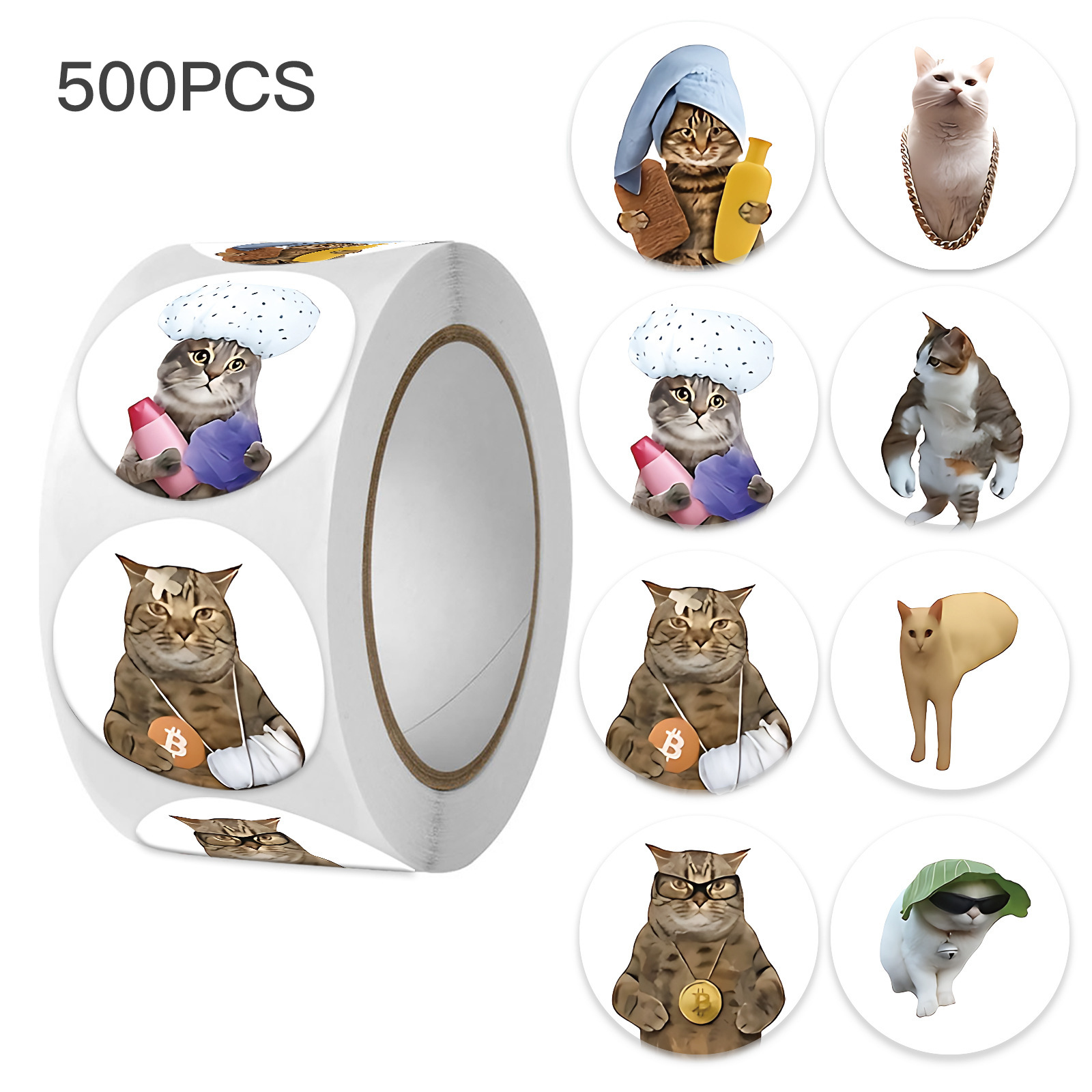 100-500 Buah Stiker Meme Emosi - Memo Pad Sticky ulasan dan harga