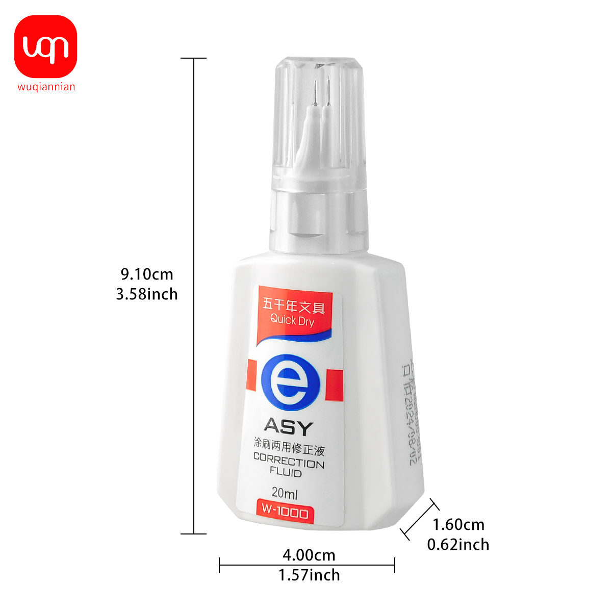 Cairan Koreksi Cepat Kering WQ - Correction Fluid White ulasan dan harga
