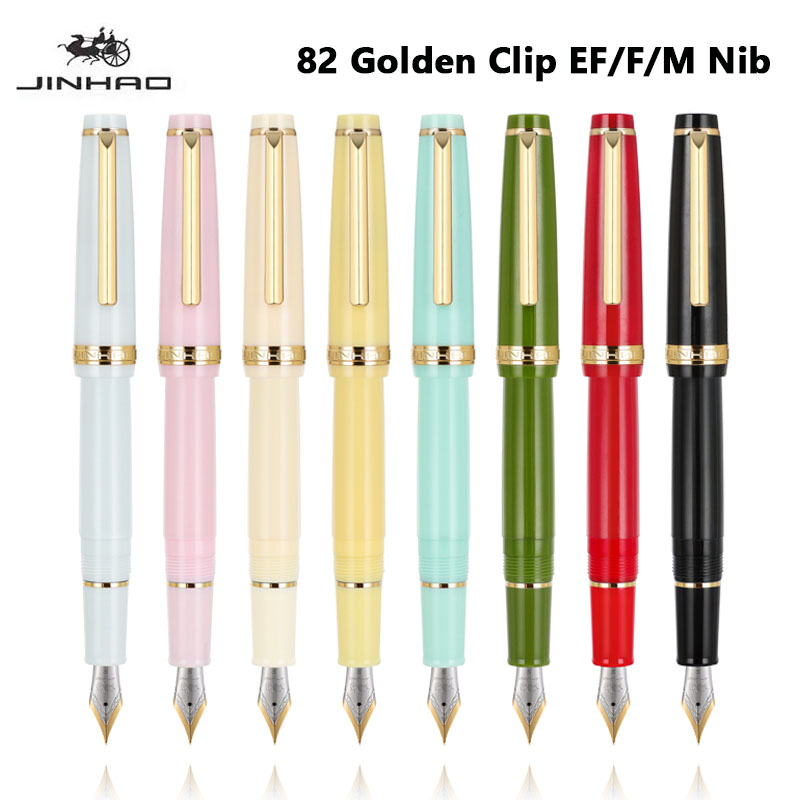 Jinhao 82 pena menulis emas kl - Stationery Supply Business ulasan dan harga