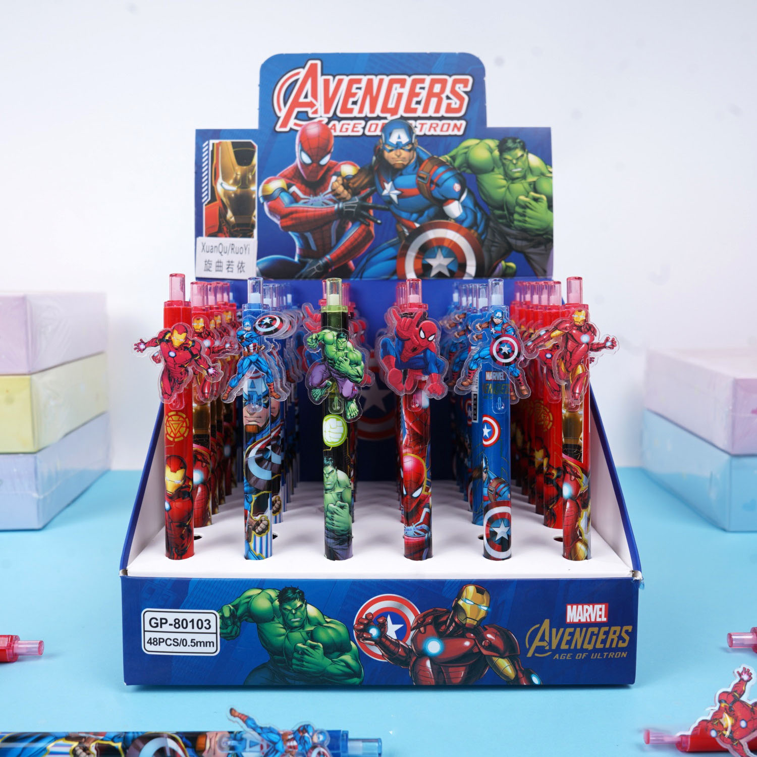 12/48 Buah untuk Pena Gel Marv - Stationery Supplier ulasan dan harga