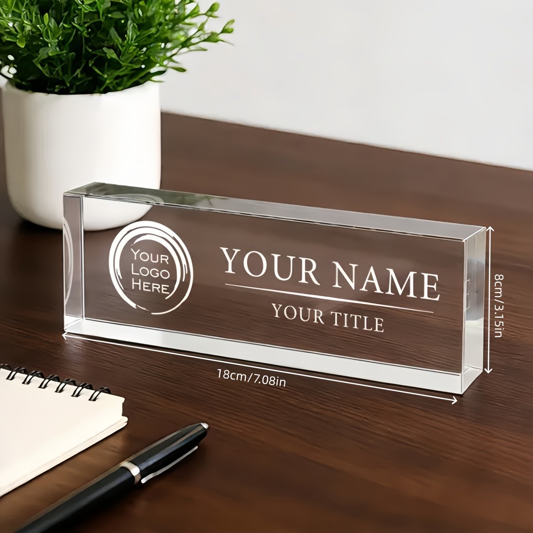 Papan Nama Meja Akrilik 2D Dat - Desk Name Plate ulasan dan harga