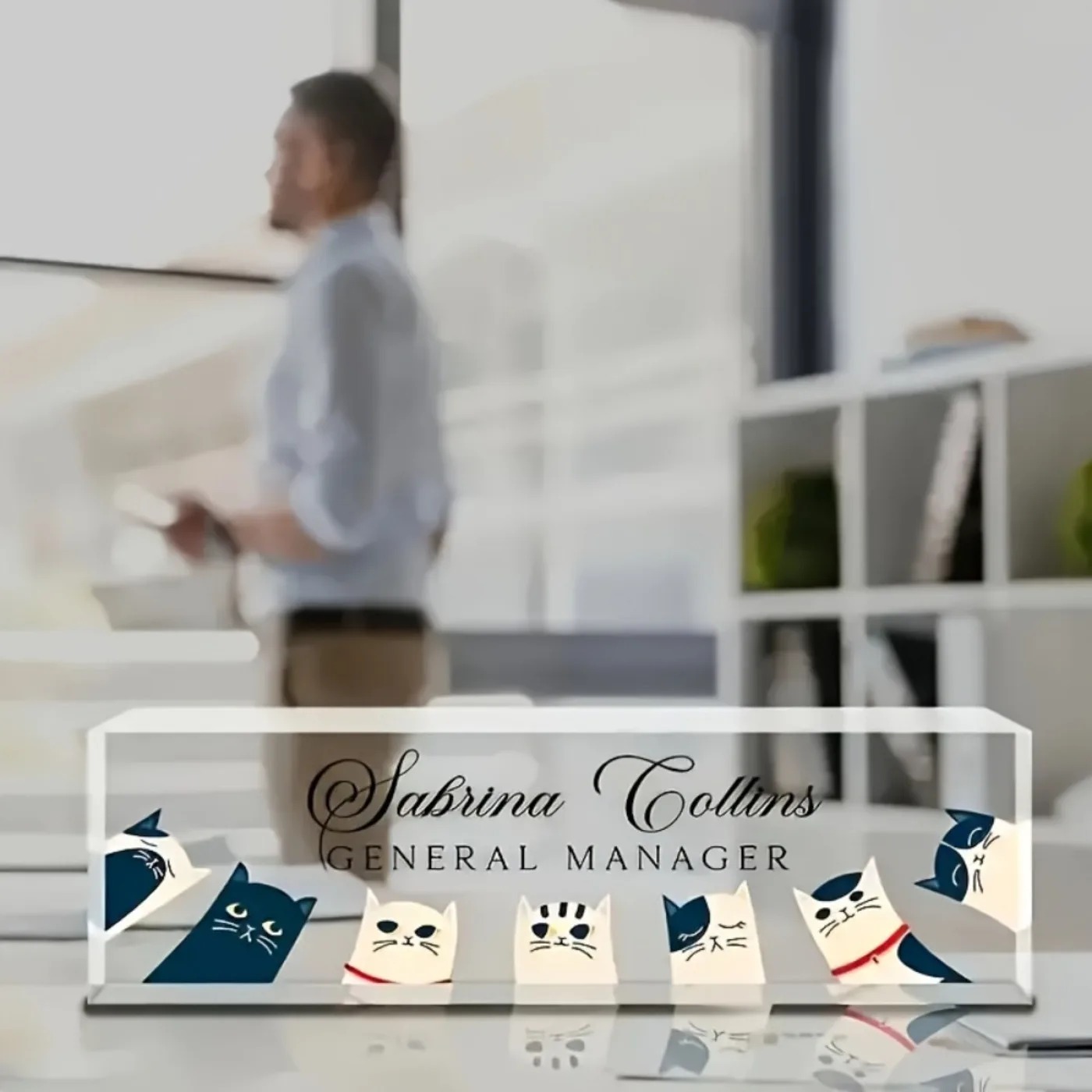 [2D Datar] Papan Nama Meja Akr - Desk Name Plate ulasan dan harga