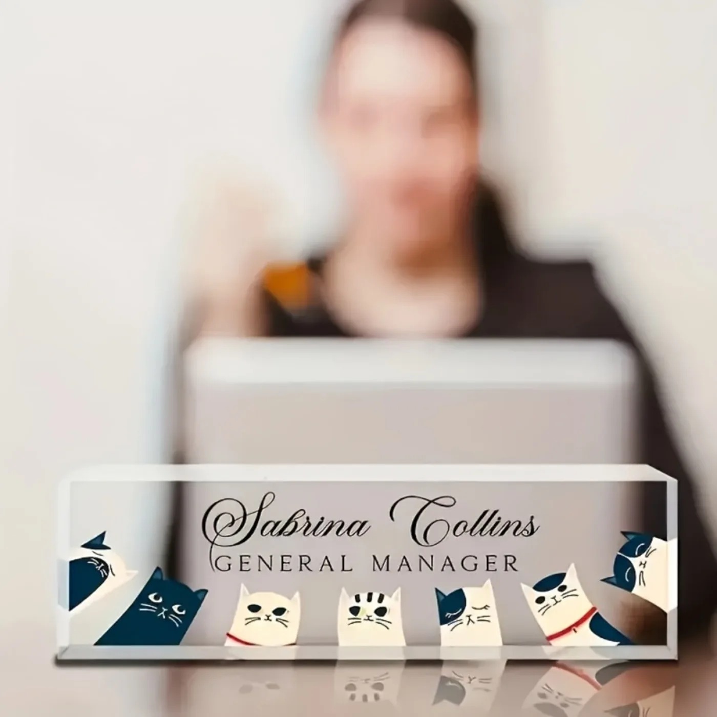 [2D Datar] Papan Nama Meja Akr - Desk Name Plate ulasan dan harga