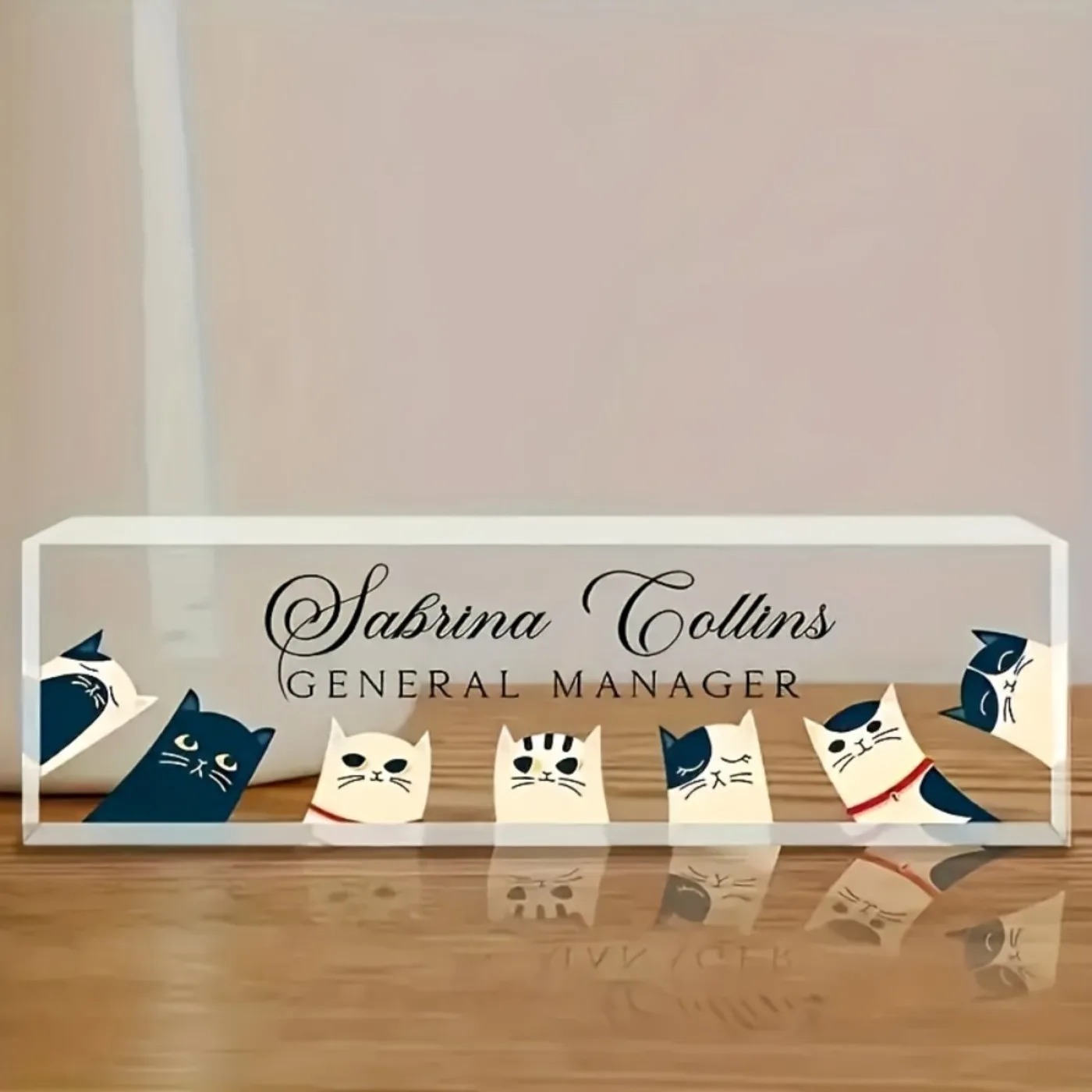 [2D Datar] Papan Nama Meja Akr - Desk Name Plate ulasan dan harga