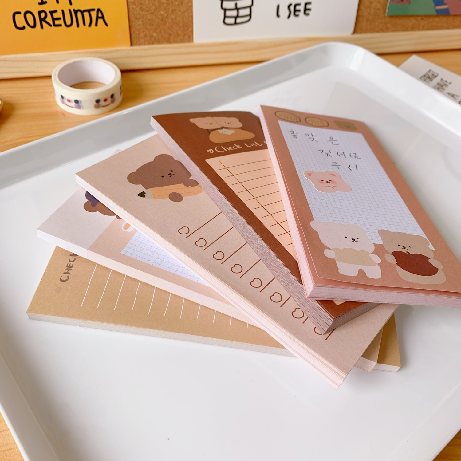Kawaii lucu Korea kue beruang  - Office Stationery Supply List ulasan dan harga