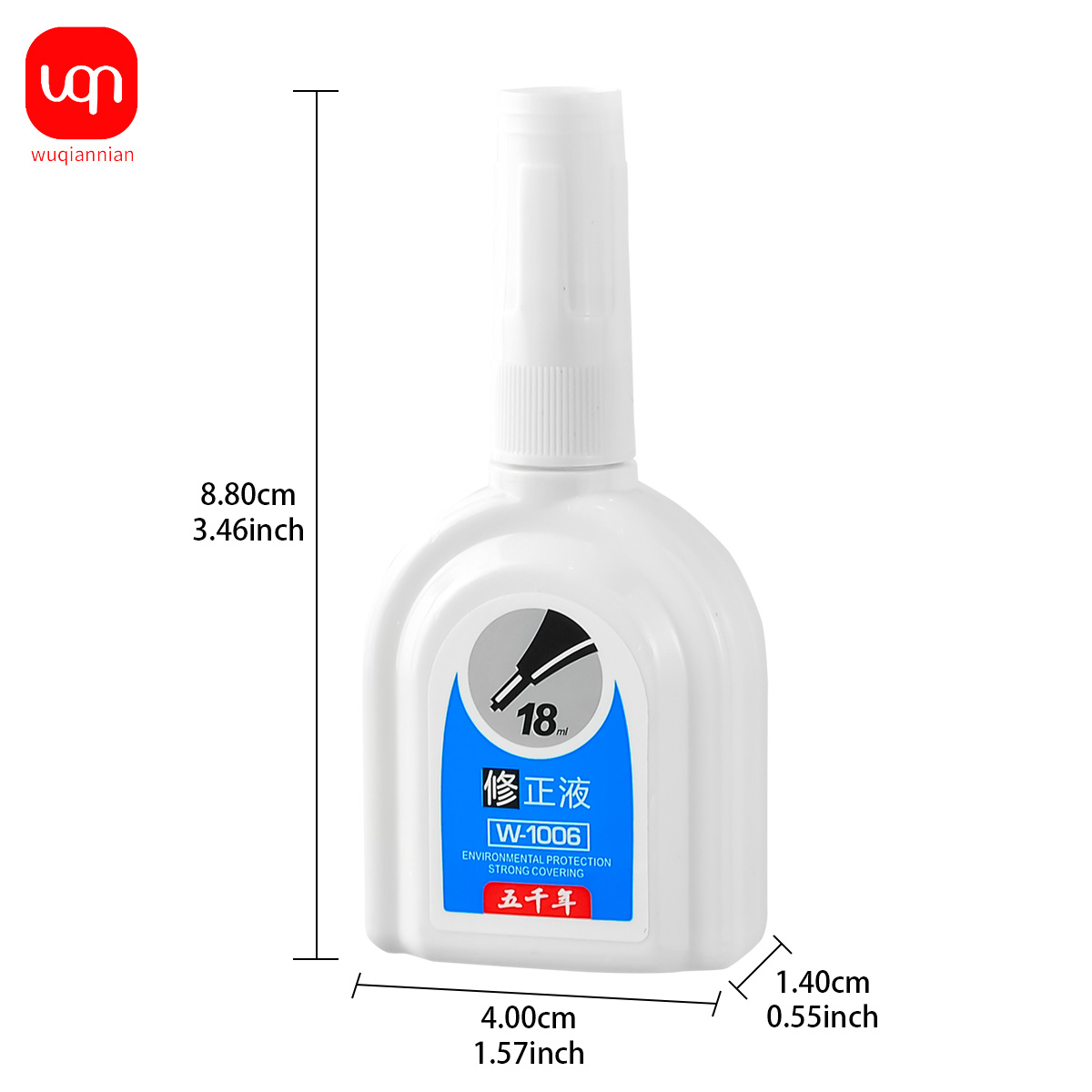 WQN-1/3/6PCS Cairan Koreksi Pu - Correction Fluid White ulasan dan harga