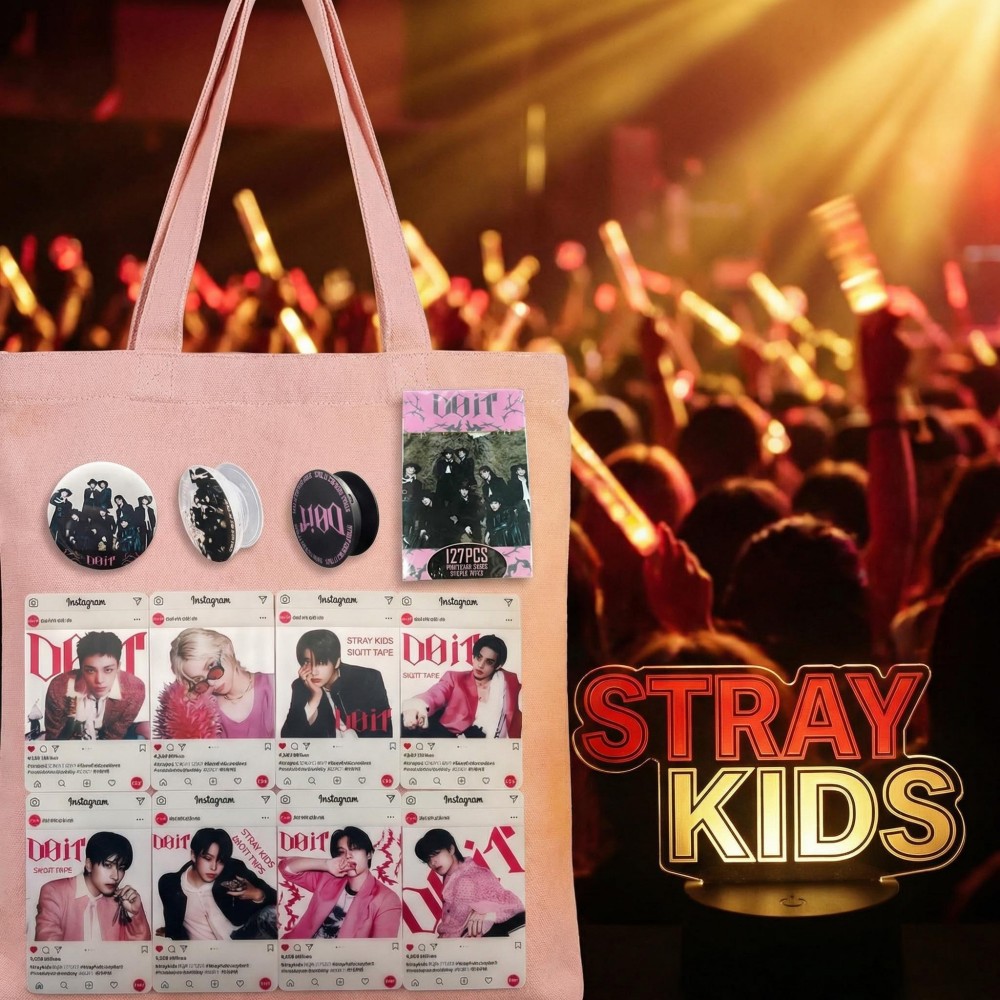 Stiker Kartu Foto Kpop Stray S - Memo Pad Sticky ulasan dan harga