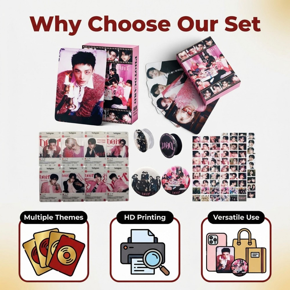 Stiker Kartu Foto Kpop Stray S - Memo Pad Sticky ulasan dan harga