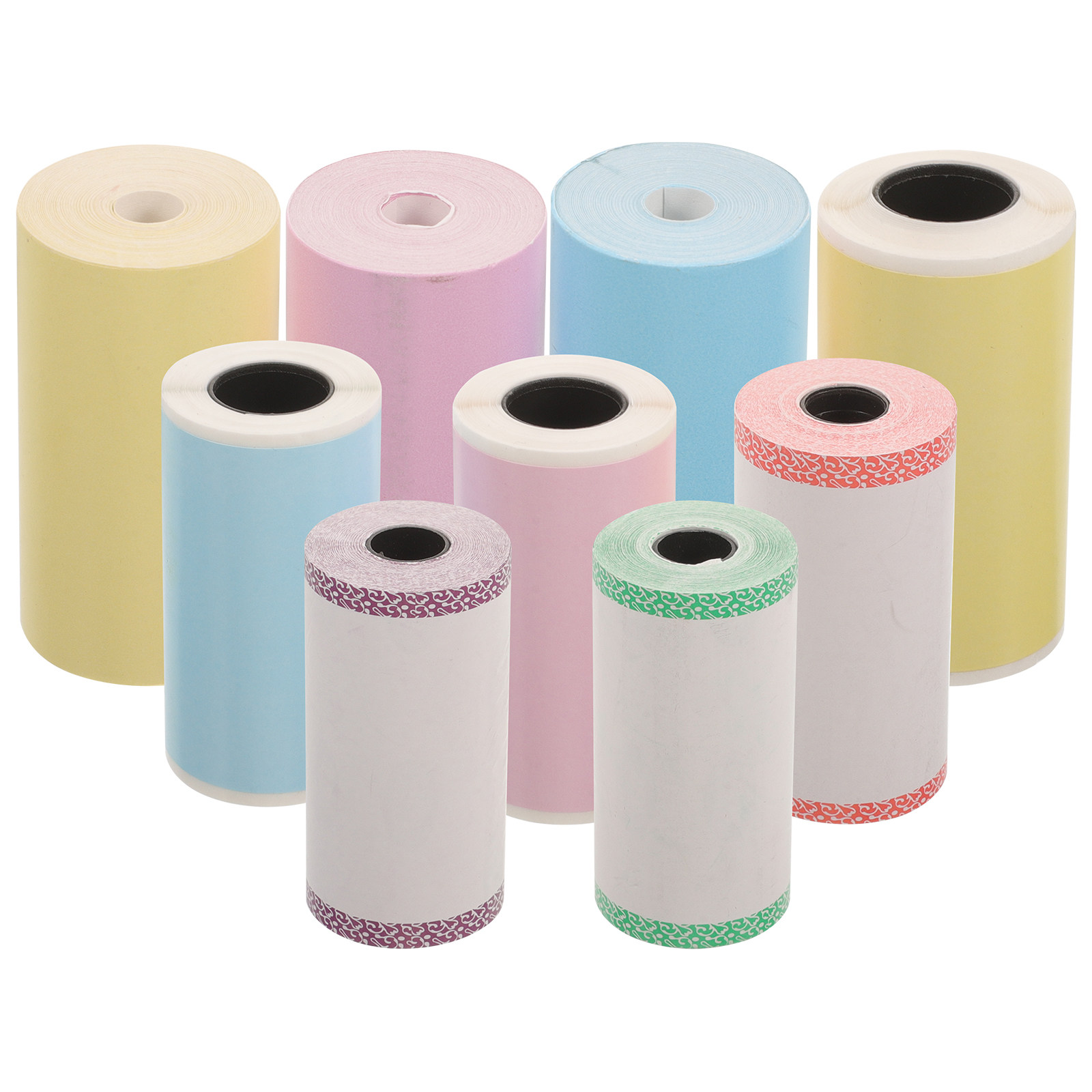9 Gulungan Kertas Stiker Print - Sticker Label Roll ulasan dan harga