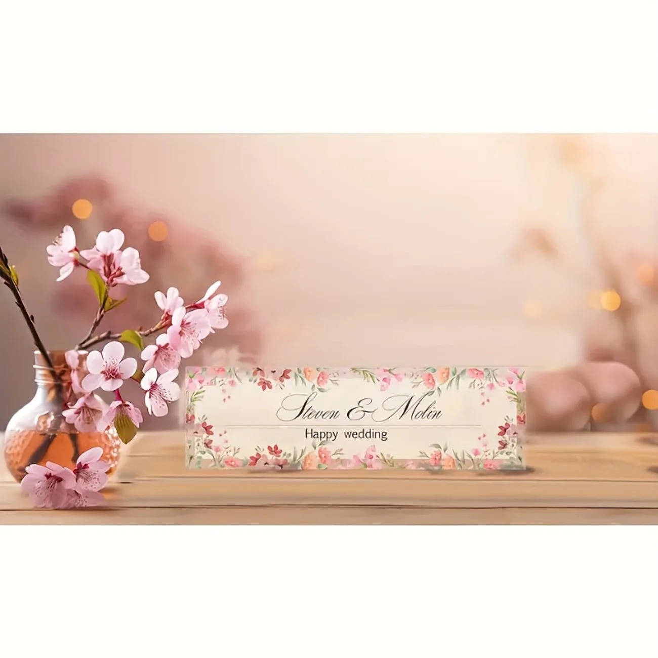 Papan Nama Meja Akrilik 2D yan - Desk Name Plate ulasan dan harga